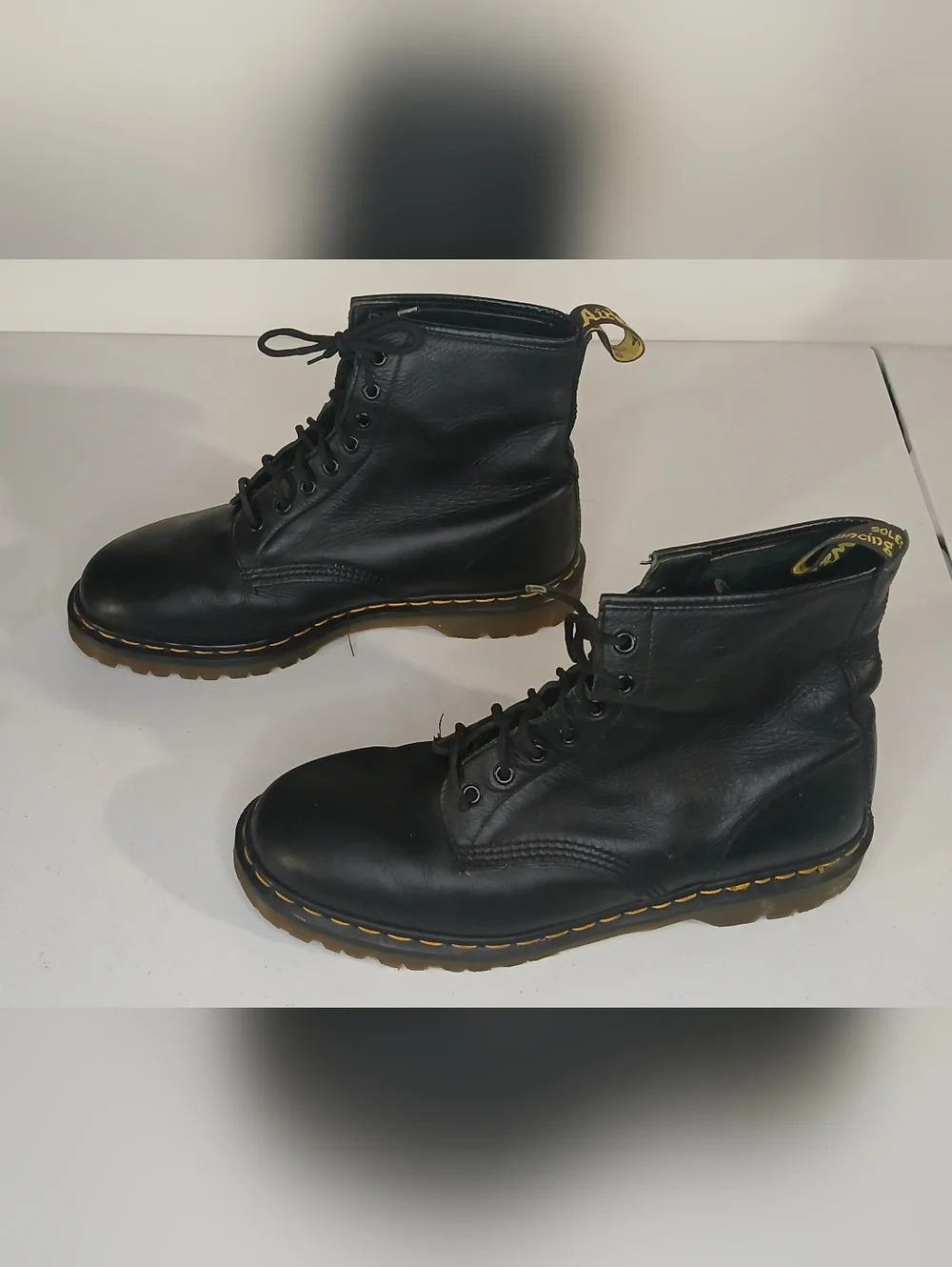 Vintage Made in England Doc Martens 1460 Leather Boots UK 12 / US 13
